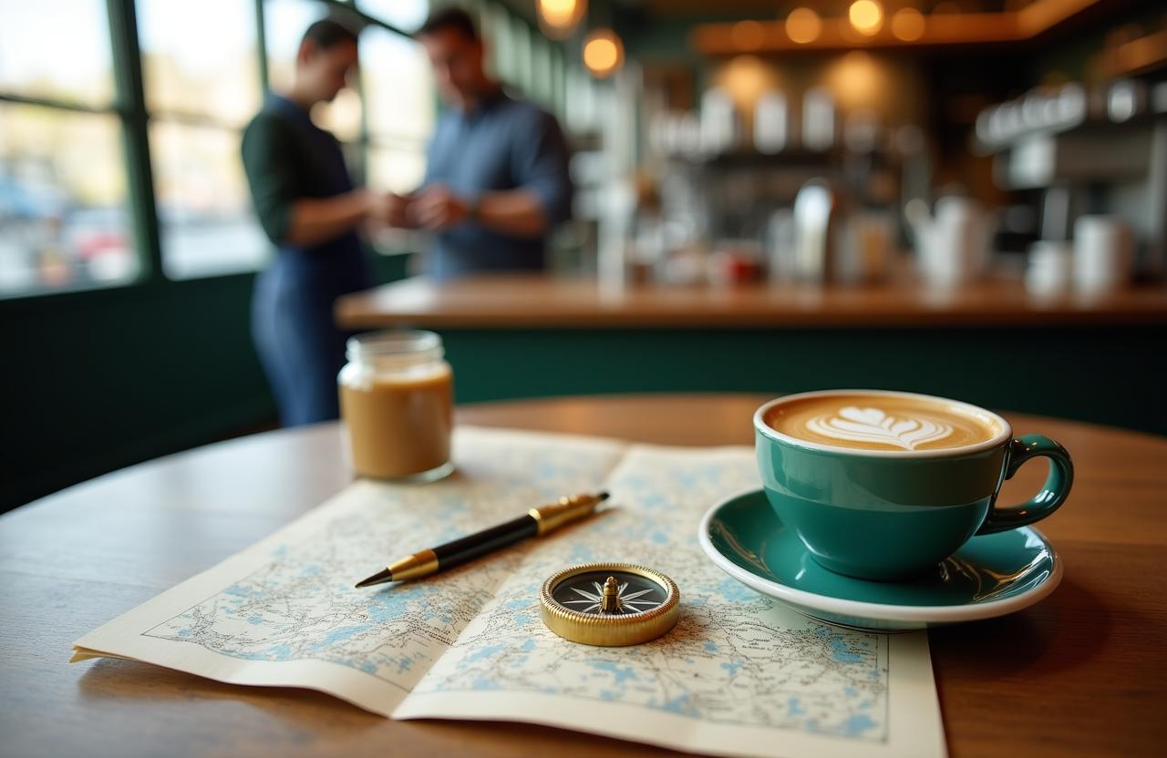Warsztaty z mapą i kawą w kawiarni Kompass Kawa